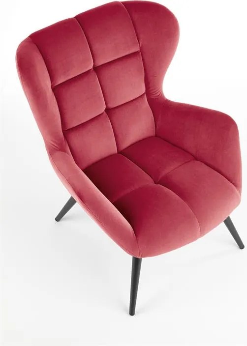 Relaxačné kreslo Tawanna (bordová). Vlastná spoľahlivá doprava až k Vám domov. 1039529