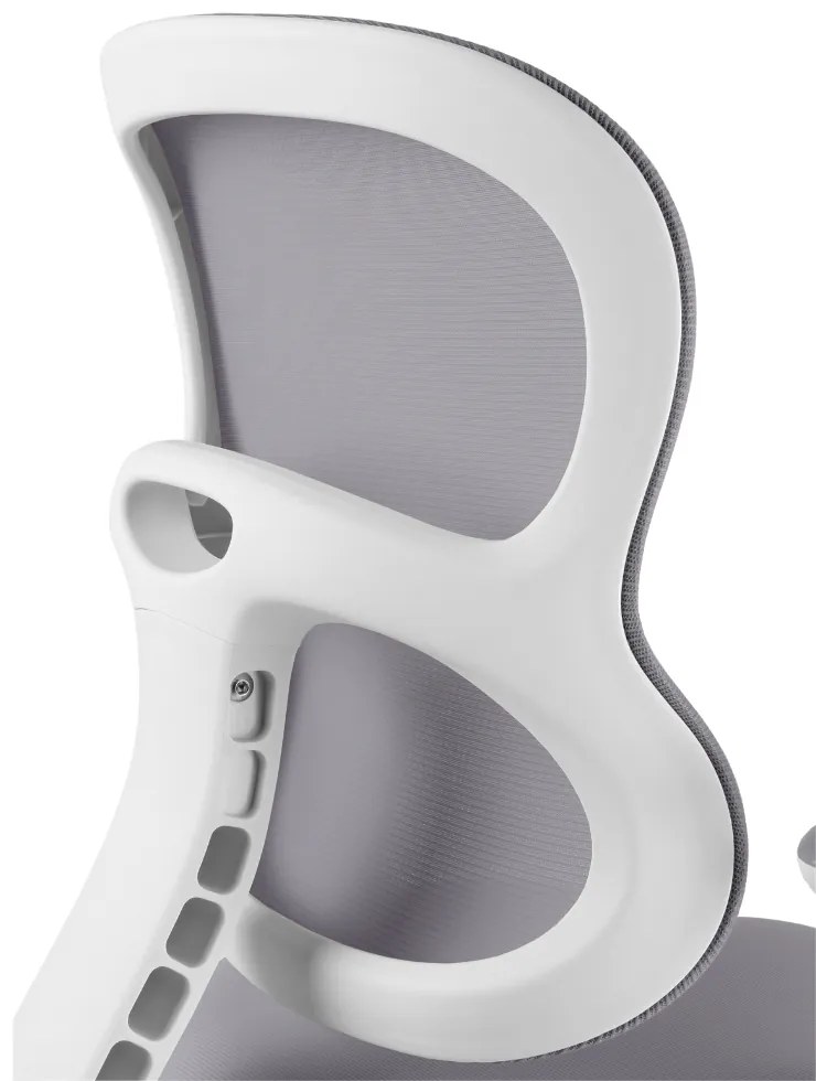 Detská rastúca stolička Neoseat JUNI 006 — látka, sivá