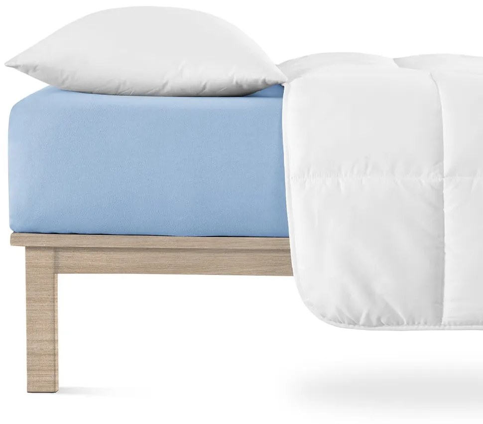 Modrá napínacia plachta jersey 200x200 cm Boxspring – Andrea Simone