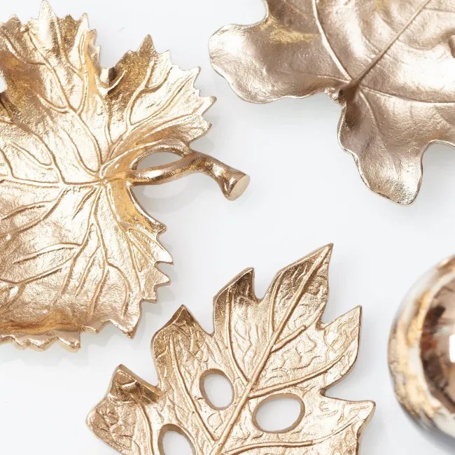 Dekoračný podnos DALIA 02 zlatý