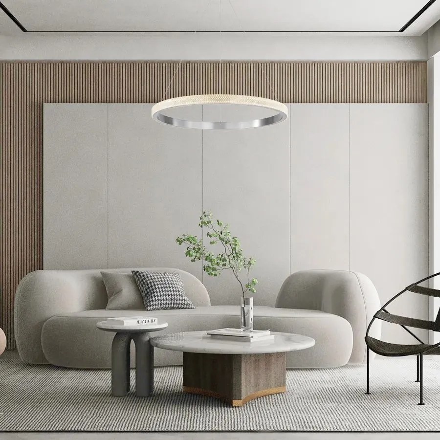 Toolight Toolight, LED stropné svietidlo 23W APP1511-CP, chrómová, OSW-05472