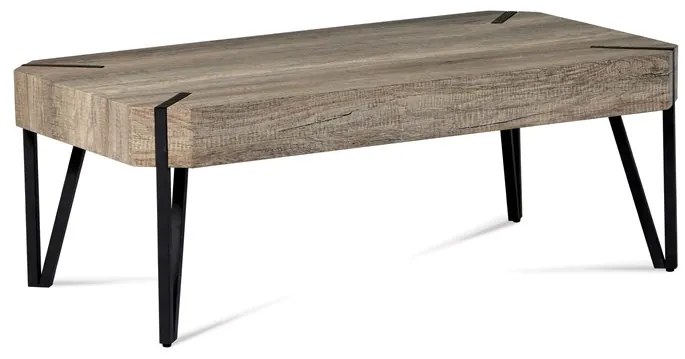BONTEC Konferenčný stolík 110x60cm, mdf, dub canyon grey, AHG-241 CAN Farba: Hnedá