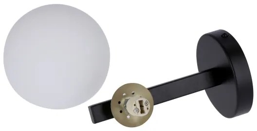 Nástenná lampa KAMA 1xG9/28W/230V čierna