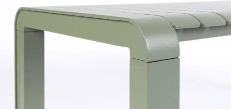 ZUIVER VONDEL lavica Zelená 129,5 cm