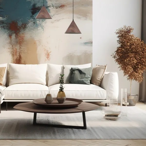 Luster na lanku BOSCO 1xE27/15W/230V hnedá