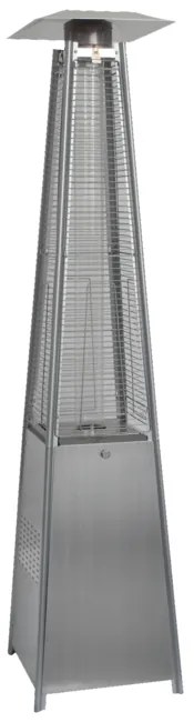 Štvorcový plynový slnečník z nehrdzavejúcej ocele 227cm 62079