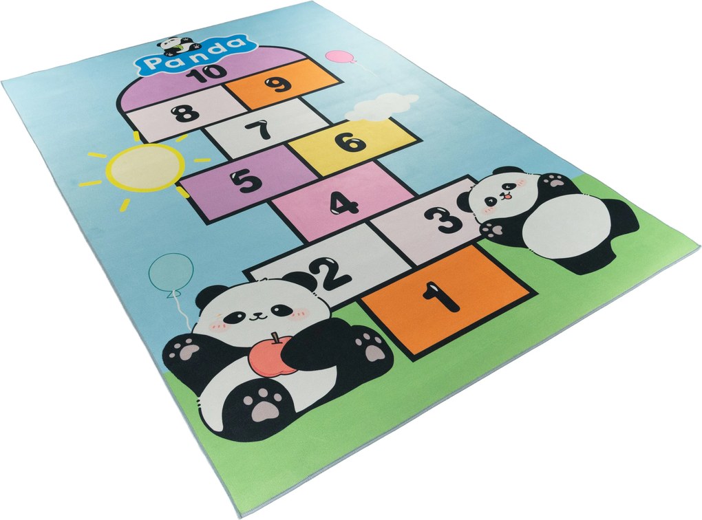 Detský koberec KIDS-PANDAN CRYSTAL PRINT viacfarebný obdĺžnik Rozmer: 180x250 cm