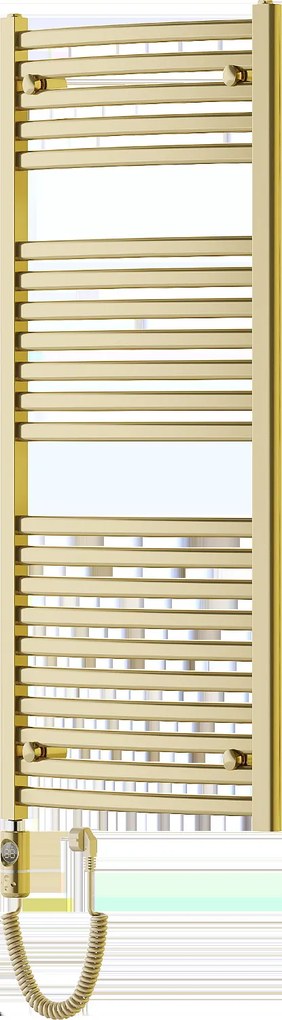 Mexen Helios, elektrické vykurovacie teleso 1200 x 500 mm, 600 W, zlatá lesklá, W103-1200-500-2600-50