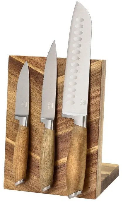 Drevený magnetický držiak na nože – Holm