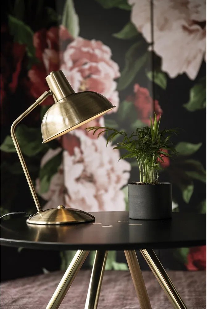Stolová lampa v zlatej farbe Leitmotiv Hood