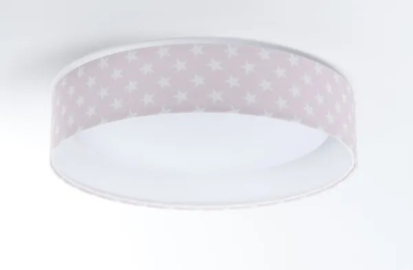 LED Stmievateľné svietidlo GALAXY KIDS LED/24W/230V hviezdičky ružová/biela + DO