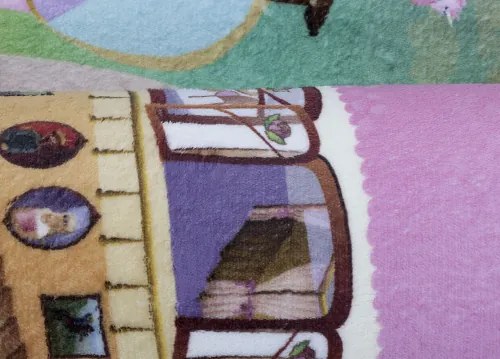 Koberce Breno Kusový koberec Ultra Soft Zámek, viacfarebná,130 x 180 cm