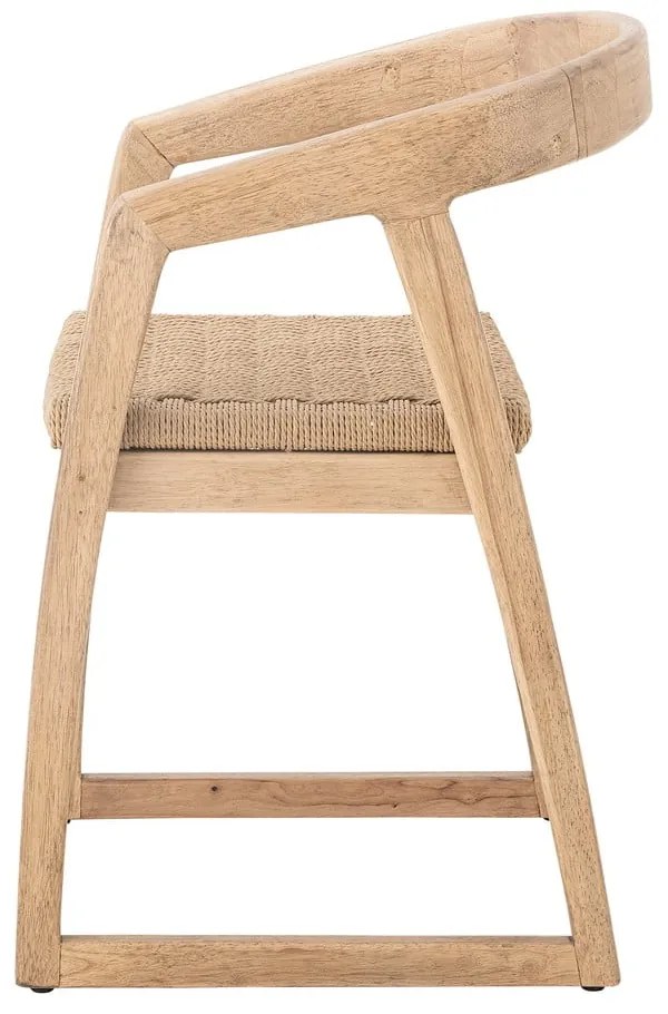 Jedálenská stolička z kaučukového dreva v prírodnej farbe Serrone – Bloomingville