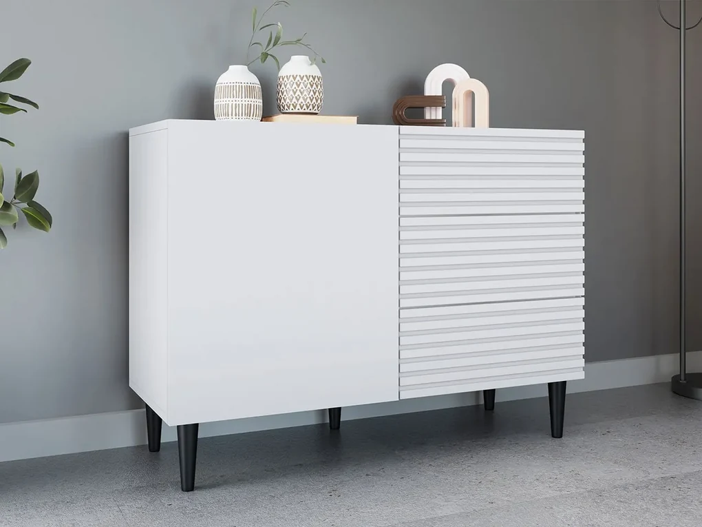Komoda Sorleto 1D3SZ, Farby: čierna