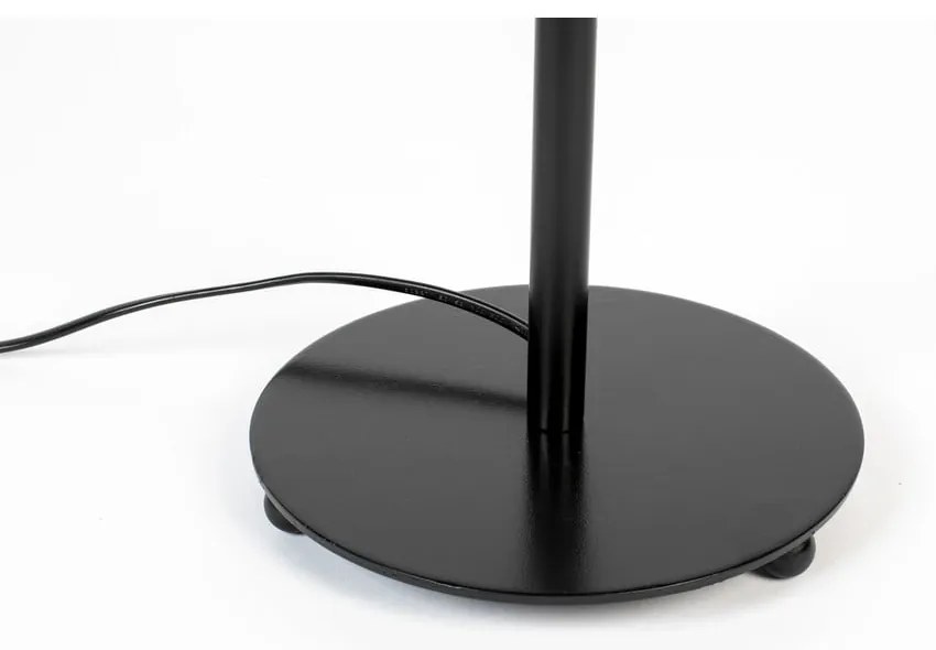 Čierna stolová lampa White Label Lena