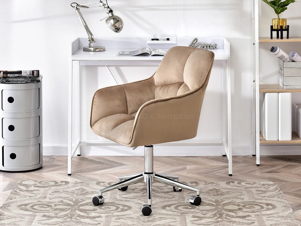 Kreslo Island (béžová + zlatá). Akcia -20%. Vlastná spoľahlivá doprava až k Vám domov. 1110076