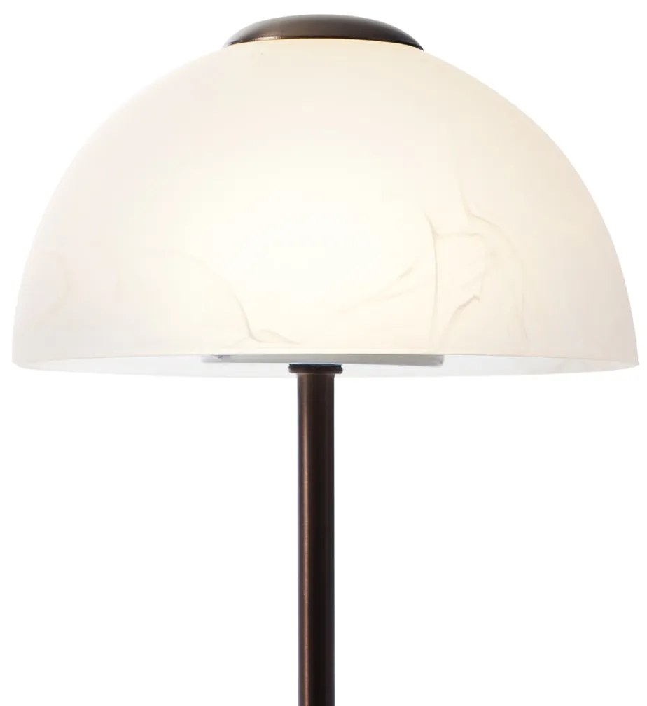Dizajnová stolná lampa tmavý bronz vrátane LED stmievateľná - Joya