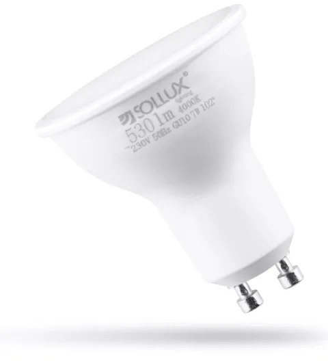 LED žiarovka GU10 4000K 7W 530lm