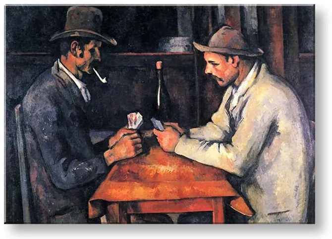 Obraz na plátne Paul Cézanne - Hráči kariet | rôzne rozmery