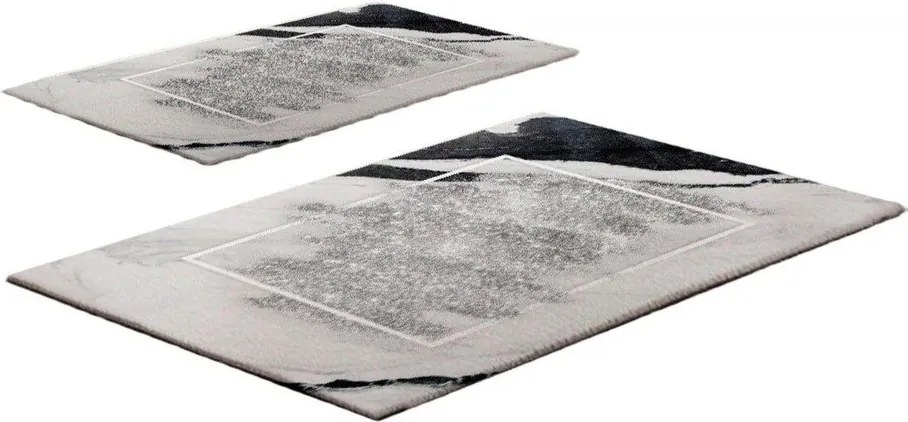 Sivobéžové kúpeľňové predložky v súprave 2 ks 60x100 cm CT – Foutastic