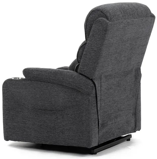 Autronic BONTEC Polohovacie kreslo, elektrické káblové ovládanie, šedá, látka, TV-S8348 GREY2 Farba: Šedá