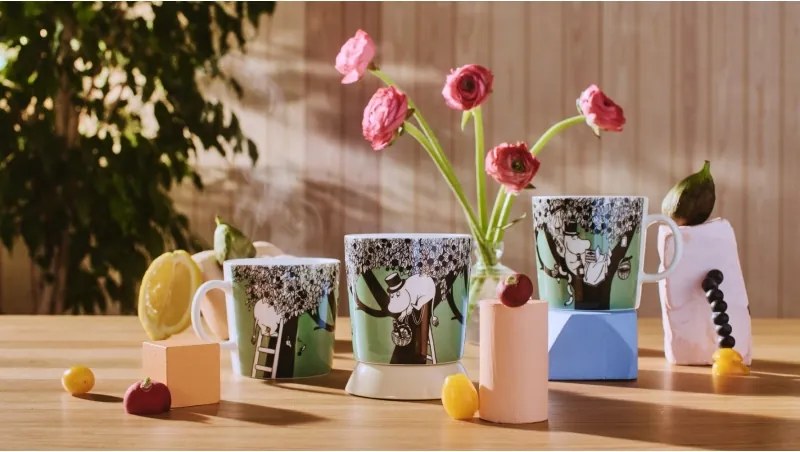 Hrnček Moomin 0,4l, zelený