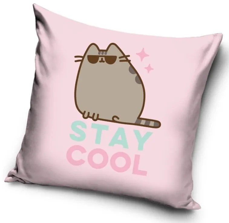 Detský vankúšik Mačička Pusheen Stay Cool 40x40 cm