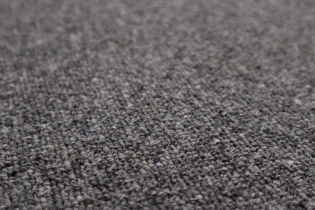 Metrážny koberec Dublin 145 šedý, na mieru, šíře 4m,5m, šedá, ab (mriežka), chodba / predsieň, Avanti
