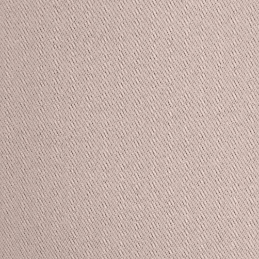 KRÁTKY ZATEMŇOVACÍ ZÁVES NA KRÚŽKOCH LOGAN 140X175 CM PÚDROVÁ