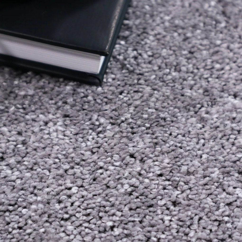 Kusový koberec Velur Ultra strieborný, 200x400, šedá, obývacia izba, AladinWorld Expres