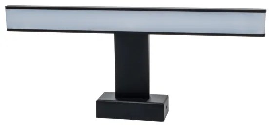 LED Kúpeľňové nástenné svietidlo SHINE LED/7W/230V 30 cm IP44 čierna