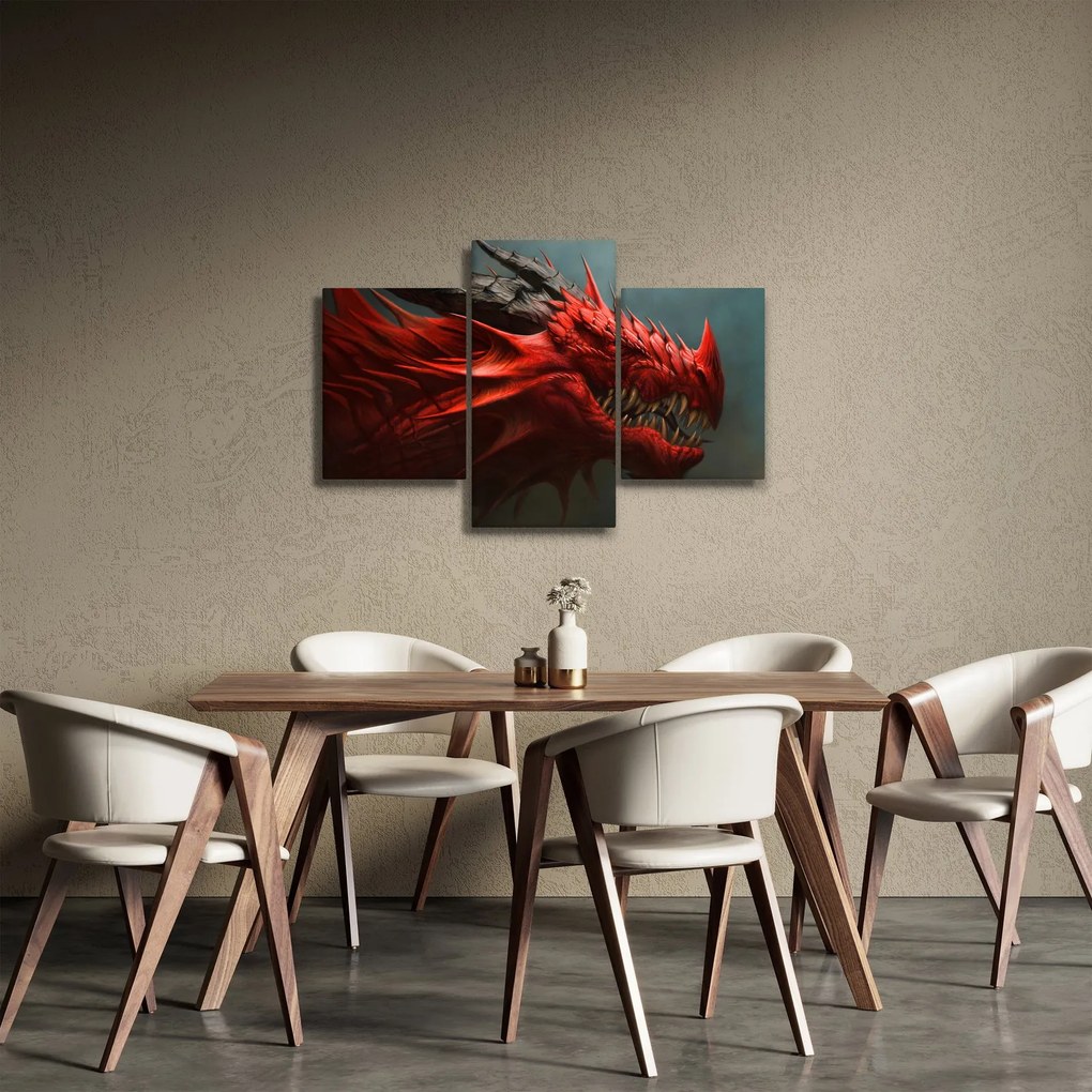 Obraz - Drak (90x60 cm)