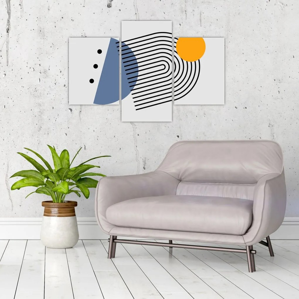 Obraz - Minimalistická abstrakcia N⁰2 (90x60 cm)