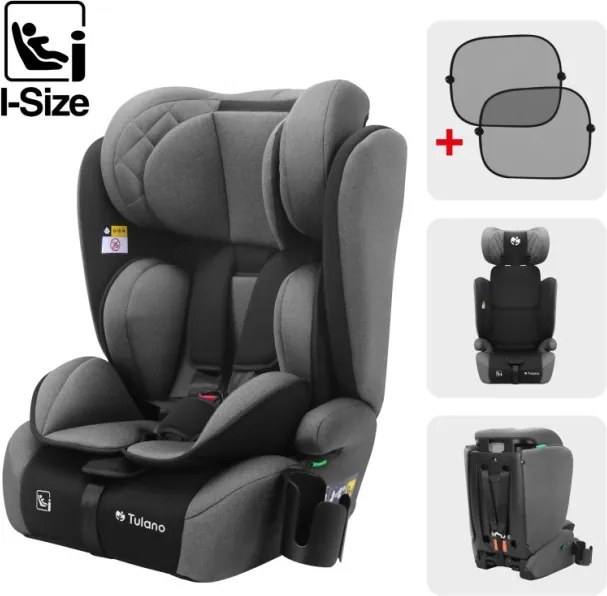 Autosedačka Zooma 25 i‑Size čierna / sivá