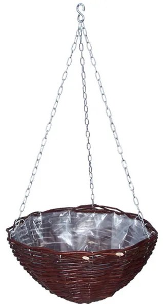 Kôš závesný prútený Violet II.priemer 31 x v. 16(cm)