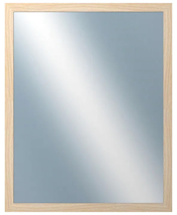DANTIK - Zrkadlo v rámu, rozmer s rámom 40x50 cm z lišty KASSETTE dub bielený (2861)