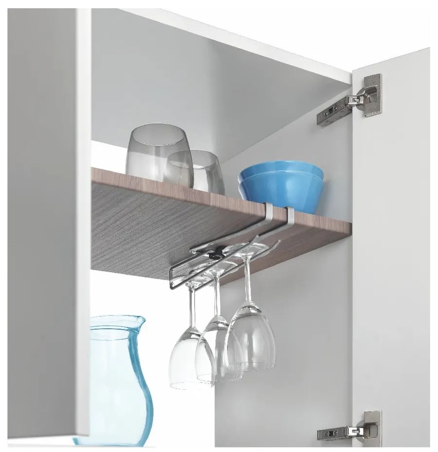 Závesný držiak na hrnčeky, poháriky či kuchynské utierky Metaltex, dĺžka 8 cm