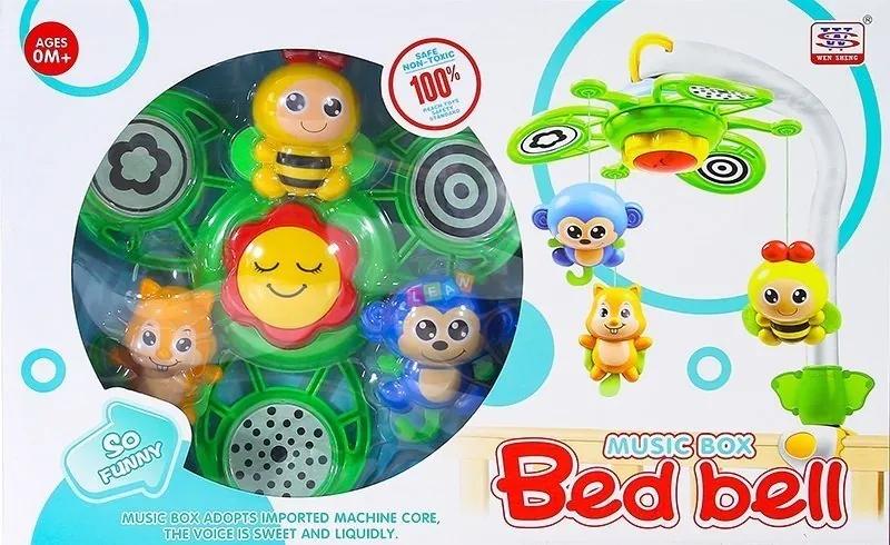 Lean Toys Detský kolotoč nad postieľku 2v1