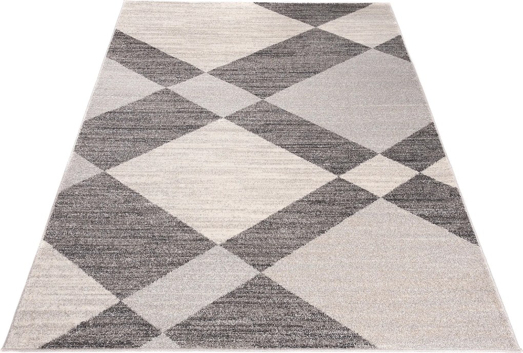 TA Koberec K188A TMAVOSIVÉ SARI B1X Rozmer: 160x220 cm