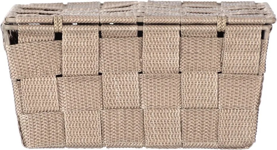 Béžový úložný box s vekom Wenko Adria, 19 x 14 cm
