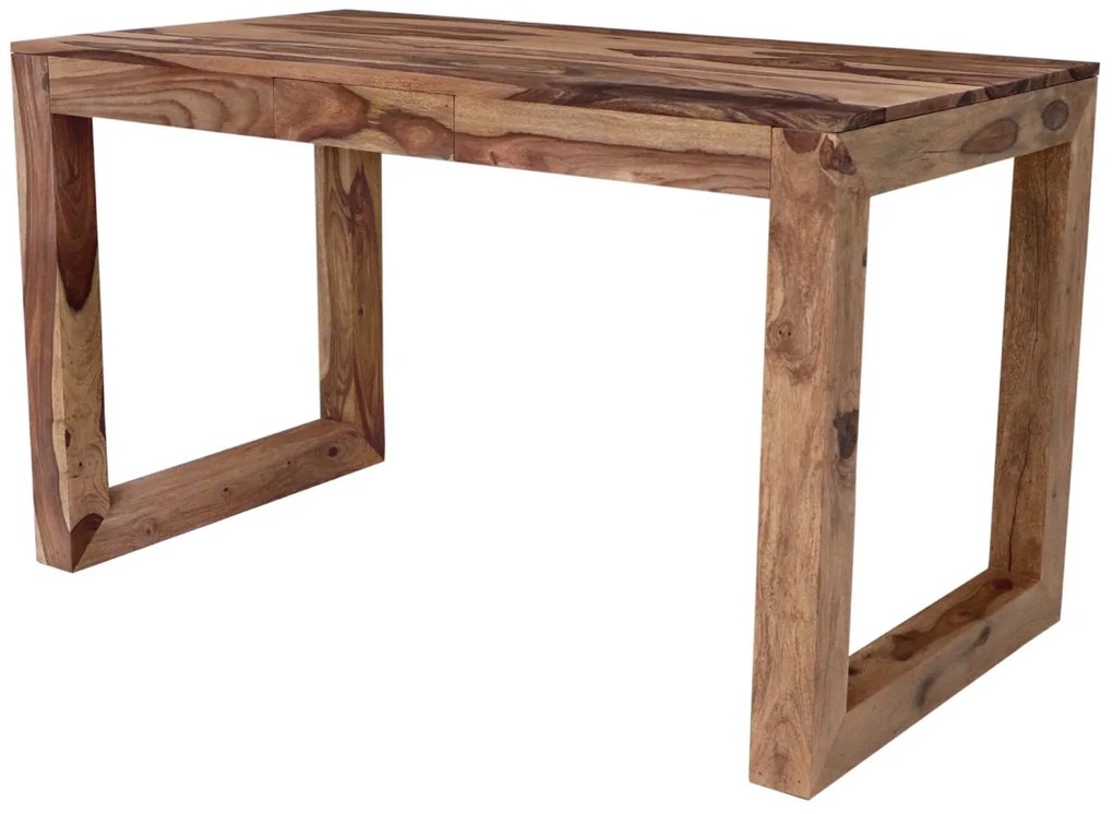 furniture-nabytek.cz - Drevený písací stôl z masívu palisander 110x55x76