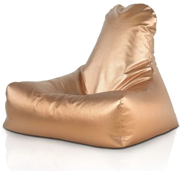 Kreslo Bali ekokoža metalické medené