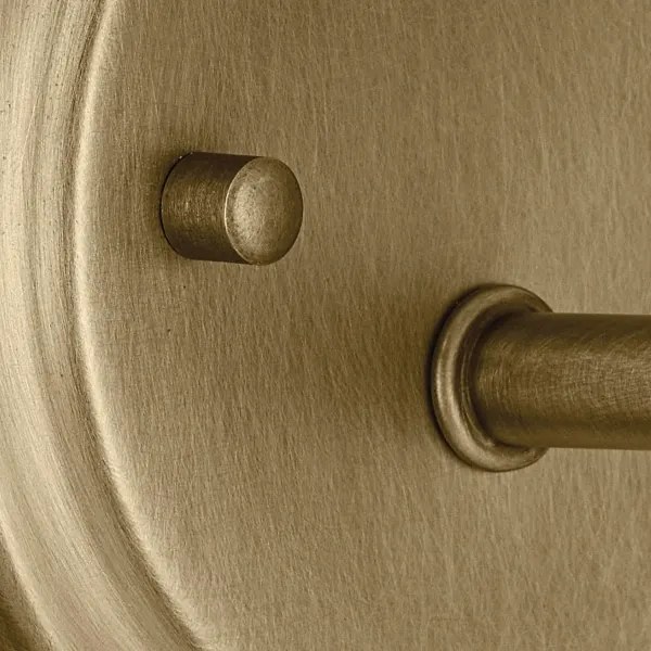 Kichler KL-WINSLOW-1W-NBR - Nástenná lampa WINSLOW 1xE27/60W/230V mosadz