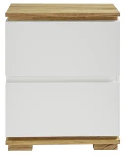 Nočný stolík JAVIN biela