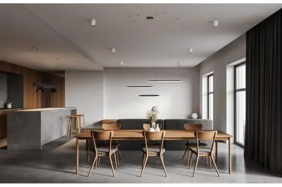 Moderný luster Halo 100+80+60 stmievateľný čierne