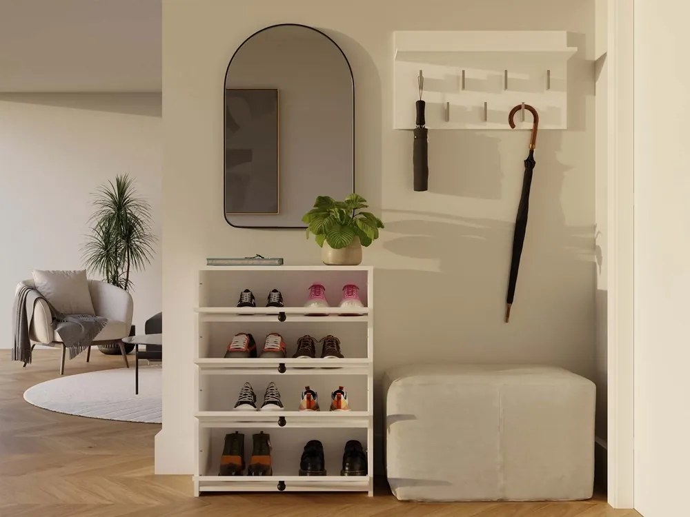 Botník LOKA 66 cm biely