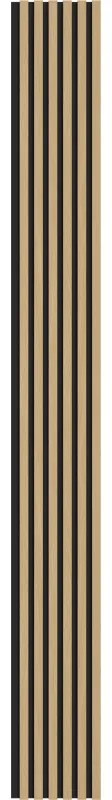 Mexen Lam-B, akustické stenové lamely 275 × 30 cm, HDF doska 4 mm, technická dyha, dub zlatistý, 275307-3015-003