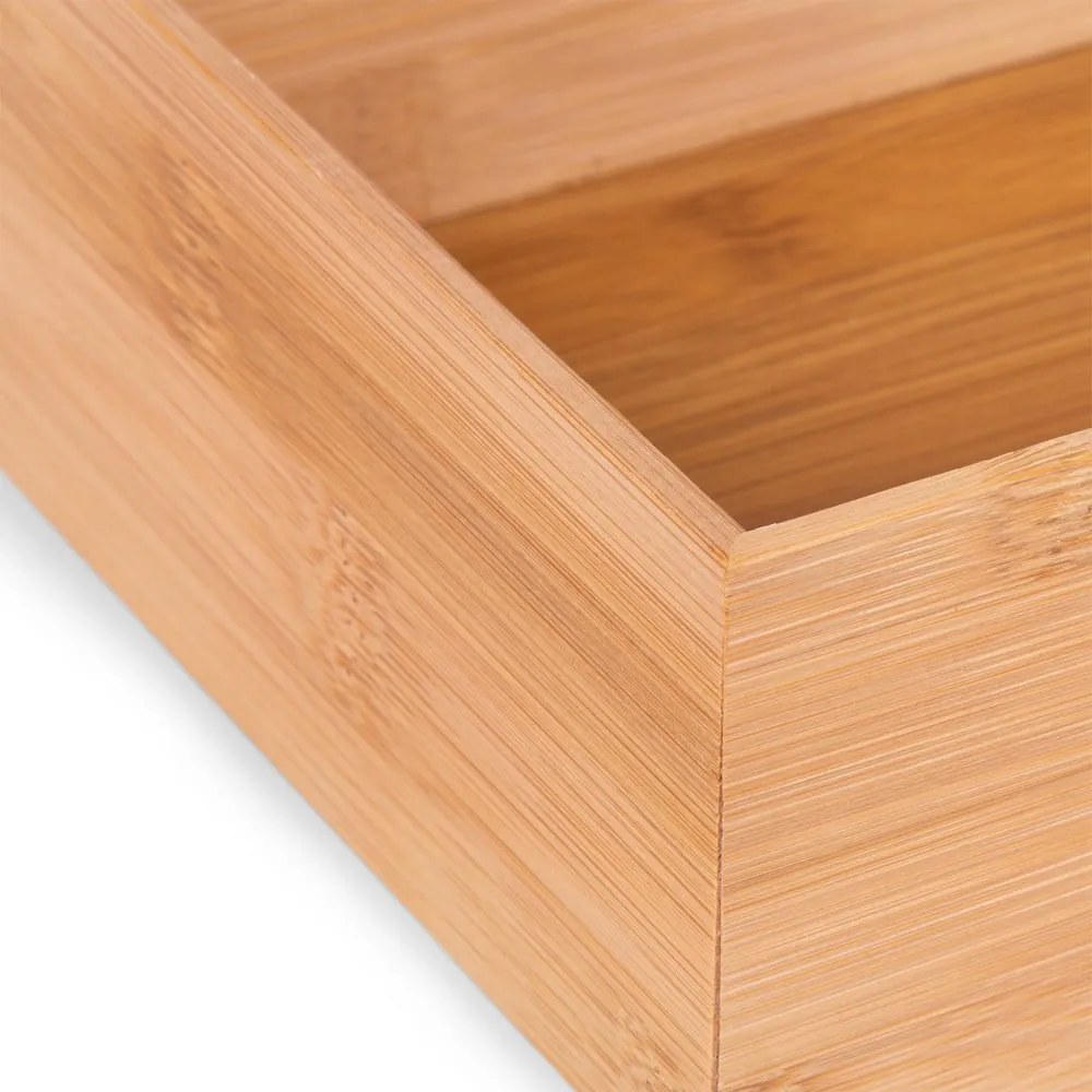 Bambusový box Compactor, 22,5 x 7,5 x 6,35 cm