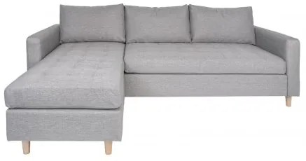 Rohová pohovka FIRENZE 219 cm polyester, světle šedý House Nordic 1301500