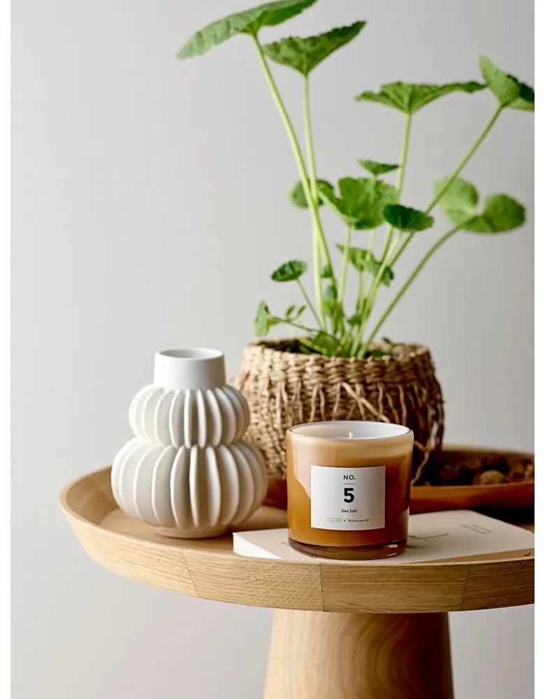 Okrúhly odkladací stolík v dekore duba ø 44 cm Luana – Bloomingville